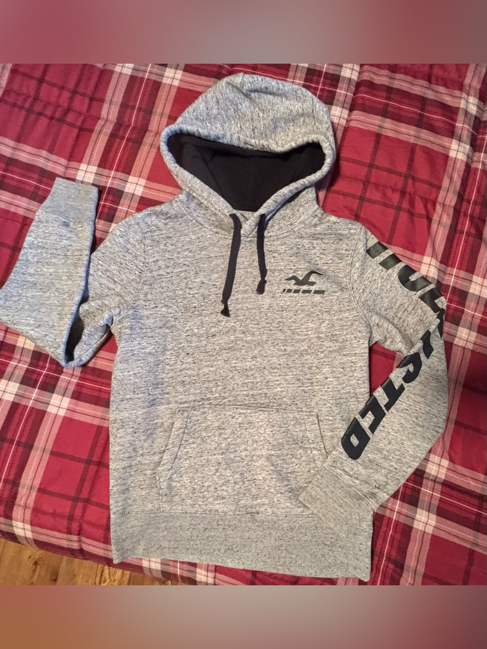 Hollister Heather Gray Men's Hoodie